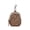 Brown, variant on Sunyuer Pacifier Holder Case with Clip and Pouch Cover, Pacifier CharmPod with Clasp for Mom Bag