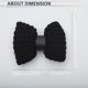 thumbnail image 5 of Almohada para Cabeza de Automóvil Ergonomica y Cómoda Soporte para el Cuello Poliéster Espuma de Memoria Negro 2 Pcs, 5 of 7