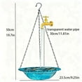thumbnail image 3 of Tap-Mounted Decorative 30cm Water Pipe Bird Bath Vintage-Style Outdoor Faucet Ornament Rust-Proof Weather-Resistant Garden Birdbath Easy to Install and Clean, 3 of 5