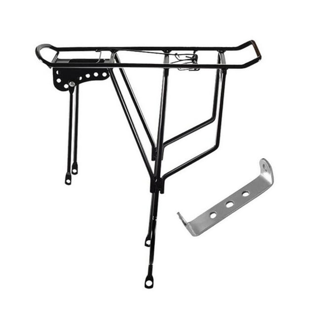Almencla Rear Bike Rack Adjustable Trunk Pannier Rack for Mountain Road Bikes