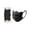 A001- Black, variant on Disposable Face Masks Eye Contour Design Individually Wrapped Breathable 3 Ply Protective Masks Soft Non Woven for Daily Outdoor Use Adult Neutral Colors 20 Pack