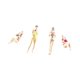 thumbnail image 4 of 4 figuras a escala 1:64 con diseño de figura de personas en bikini, modelo de resina para mujer, para diseño de estación de tren, mesa de arena, jardí, 4 of 9