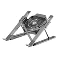 thumbnail image 1 of TISHITA Laptop tablet Stand With Cooling Fan For Notebook Book Fan Gray Gray Fan, 1 of 8