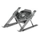 thumbnail image 1 of Soporte plegable para computadora portátil, elevador portátil para computadora de escritorio ajustable Ventilador gris gris, 1 of 9