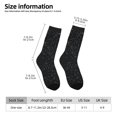 thumbnail image 2 of Rateoe Black Glitter for Women Casual Calf Socks - Cute Crew Socks - Thin Soft Above Ankle Socks Size 5-11, 2 of 6