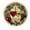 FFclock006, variant on ZXCXRQFa Grapes Wine Glass Bottle Wooden Silent Non-Ticking 10 Inch Round Clocks Battery Operated Analog for Living Room Kitchen Bedroom Bathroom Office Home School Decor