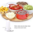 thumbnail image 4 of Ounissouiy Exprimidor pequeño para el hogar, molinillo de de ajo ligero transparente, mezclador automático lavable de acero inoxidable para Cocina y Comedor, 4 of 6