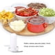 thumbnail image 2 of Inteprter Exprimidor doméstico, molinillo de de ajo transparente, mezclador triturador automático de acero inoxidable lavable para niños Cocina y Comedor, 2 of 6