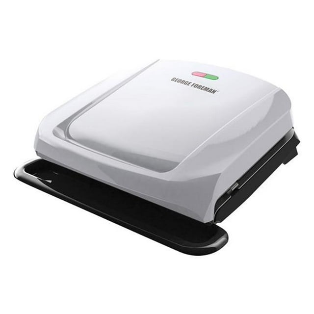 Spectrum Brands GRP1060P George Foreman 4-Serving Removable Plate & Panini Grill - Platinum