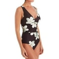 thumbnail image 3 of Lauren Ralph Lauren Womens Floral Cross Back One-Piece Swimsuit, 3 of 4