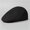 Black, variant on Autumn and winter men's peaked cap thickened ear protection old hat middle-aged and elderly grandpa dad cotton hat old man forward hat-Dark Gray-L