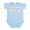 Sky Blue, variant on CafePress - My Gramma Loves Me (Des. #1) Infant Bodysuit - Baby Light Bodysuit, Size Newborn - 24 Months
