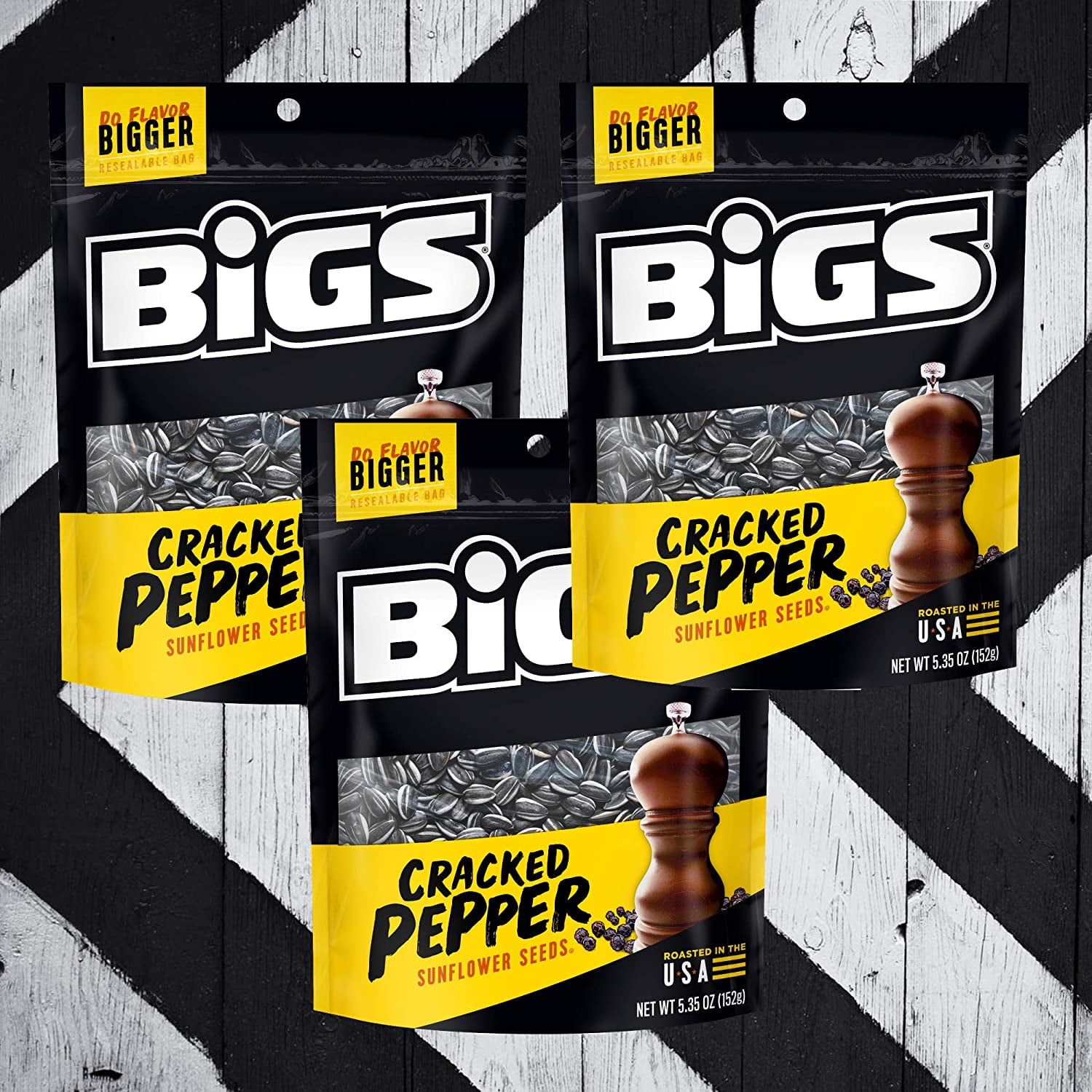 BIGS 5.OZ SUNFLOWER SEED CRACKED PEPPER 12CT