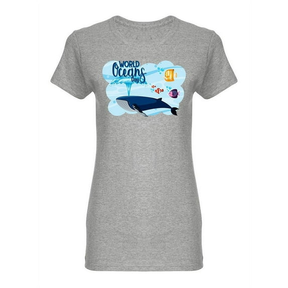 World Oceans Day Shaped Tee Women's -Image by Shutterstock