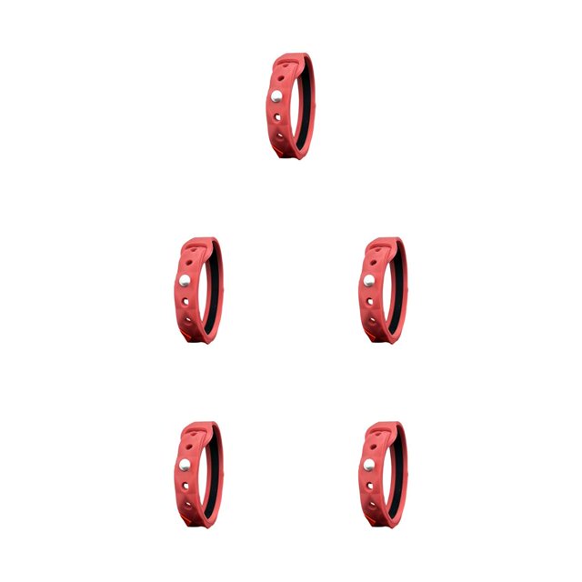 Minnieouse Fatiga Muñequera Equilibrio Negativo Energía Ajustable Deportes Mujeres Decoración Ornamento Moda Rojo Type2 NO2