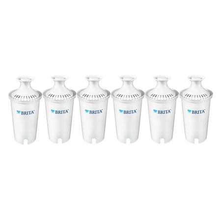 Brita Replacement Water Filter for Pitchers, 6 ct