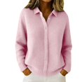 thumbnail image 2 of Pyhlmscde Women's Button Open Cardigan Wool Sweater, Cardigan Sweaters for Women, Sweaters for Women, Womens Winter Clothes, 2 of 4