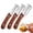 3, variant on Elite Peeler Professional Stainless Steel Vegetable Peeler, Durable Wooden Handle Fruit Peeler, Multi-Use Kitchen Tool for Potatoes Vegetables