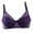 Purple, variant on KOERIM Lace Sports Bras for Women 5/8 Cup Wirefree Support Brassiere Underwear 70B/75B/80B/85B/90B,Pack of 2