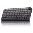 thumbnail image 1 of RedThunder K75 Wireless Mechanical Gaming Keyboard, 75% Hot Swappable Creamy Keyboard with Knob, RGB Backlit, Pre-lubed Linear Sw, 1 of 9