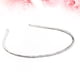 thumbnail image 3 of diademas de aleación de cristal para mujer, delicadas y brillantes, accesorios para el cabello para fiestas (plateadas), 3 of 7