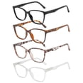 thumbnail image 2 of Gafas de lectura Przene Blue Light Blocking, paquete de 4 unidades 0.0, 2 of 8