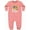 Mauve, variant on 1st Birthday Noah Ark Baby Fleece Romper