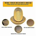 thumbnail image 2 of Bread Proofing Basket Set Of 2 With Starter Kit-round And Ovel Bread Baking Bowl Tools -bread Lame-, 2 of 5
