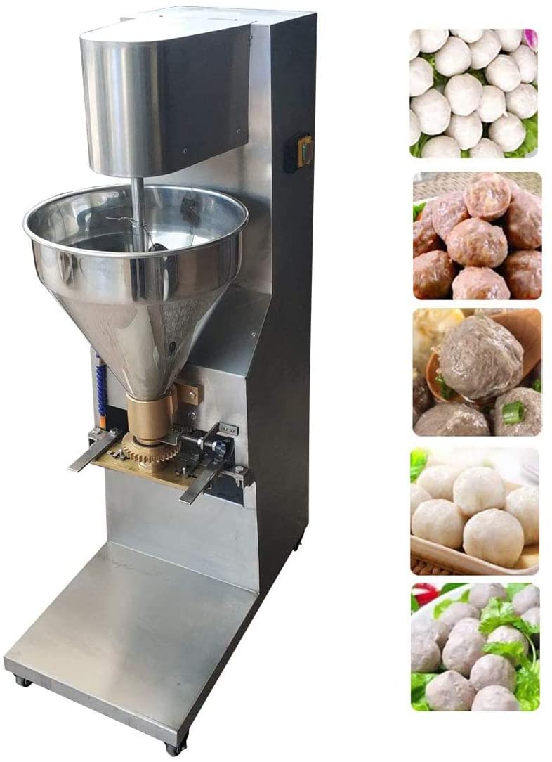 INTBUYING Commercial Meatball Forming Machine 1100W Electric Meatball