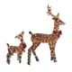 thumbnail image 1 of 2pcs Christmas Lighted Reindeer Ornament for Festive Party Indoor Outdoor, 1 of 7