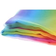 thumbnail image 5 of Tela de gasa de arcoíris, gasa de organza multicolor, tela para vestidos, disfraces, decoraciones (15*50 cm), 5 of 5