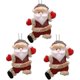 thumbnail image 1 of piezas de adornos colgantes de Papá Noel de Navidad, decoraciones para árboles de Navidad, adornos para árboles de Navidad, regalos de Navidad, juguetes, suministros para fiestas navideñas, 1 of 5