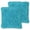 Turquoise, variant on Soft & Comfy Plush Faux Fur Throw Pillows 2-Pack 18" x 18" - Black
