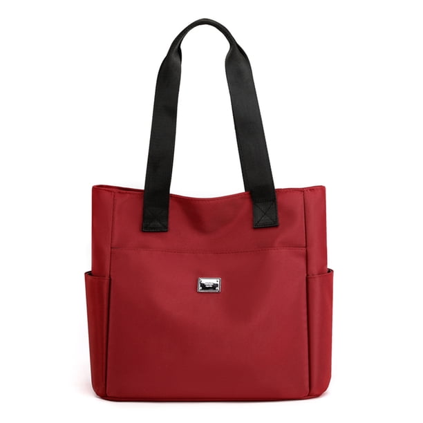 Bolso de viaje para mujer Bolso de hombro casual Moda portátil elegante para el trabajo (rojo) Likrtyny Para Estrenar