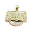 thumbnail image 4 of New 10k yellow gold last supper pendant charm fine gift religions jewelry 4.3g, 4 of 12