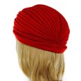 thumbnail image 4 of Gorro de turbante estilo indio plisado elástico Chemo Head Baoblaze Sombreros y tocados para mujer (disfraz), 4 of 8