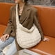 thumbnail image 5 of Bolsa de hombro grande capacidad, bolso acolchado, blanco, 5 of 6