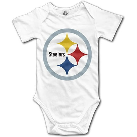 

Fengziya Baby s Steelers Football Team Hanging Bodysuit Short Sleeve