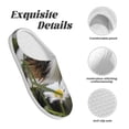 thumbnail image 5 of Lsque Daisy Guinea Pig Pattern Womens Comfort Cotton on Scuff With Memory Foam and Anti-skid Sole Slipper-39/40, 5 of 7
