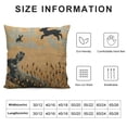 thumbnail image 6 of COMIO  Black Silhouettes of Bunny Throw Pillow Covers Decorative Square Pillow Case Cushion Covers Standard Size for Sofa Couch Outdoor Bed Pillow Protectors&nbsp;2pc, 6 of 6