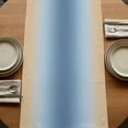 thumbnail image 5 of Table Runners 72 Inches Long Dress Scarves, Blue Yellow Ombre Farmhouse Kitchen/Dining Table Runner, Coffee Tablerunners, Farmhouse Modern Gradient Art 14x72 Inch, 5 of 9