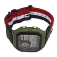 thumbnail image 1 of Reloj para Hombre Reloj Deportivo Digital Correa de Lona Reloj Luminoso Reloj de Pulsera Retro Impermeable para Deportes Al Aire Libre ANGGREK Otros, 1 of 8