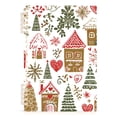 thumbnail image 7 of FORMRS 1-Subject Spiral Notebook 8" x 5" College Ruled 60 Refillable Sheet A5 Hard Cover, 2 Pack, Brown Nordic Christmas House, 7 of 7