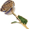 thumbnail image 1 of Fashion Lacquer Dipped 24K Gold Trim White/Twilight Pearl Rose Made In Thailand gm13077, 1 of 5