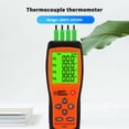 thumbnail image 4 of Termómetro De Cuatro Canales Termómetro De Termopar Tipo K Medición Rápida De Temperatura Eigraketly TO003182-00, 4 of 6