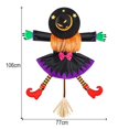 thumbnail image 2 of Crashing Into Tree With Broom Climbing Witch Halloween Decoration Door Porch Tree Decoration Props, 2 of 6