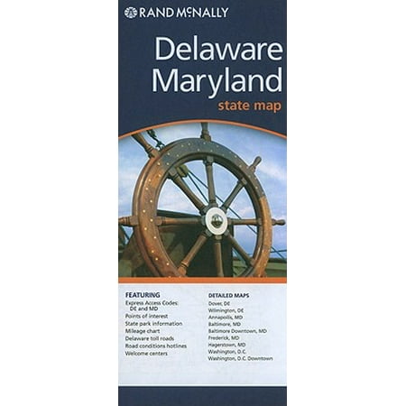 Rand mcnally delaware maryland state map: (Best Campgrounds In Maryland)