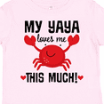 thumbnail image 4 of Inktastic Yaya Loves Me Grandson Boys or Girls Toddler T-Shirt, 4 of 5