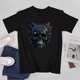 thumbnail image 3 of Skull T-shirt Skull Unisex T-shirt Unisex tees Casual Cotton Colorful Printing, 3 of 5