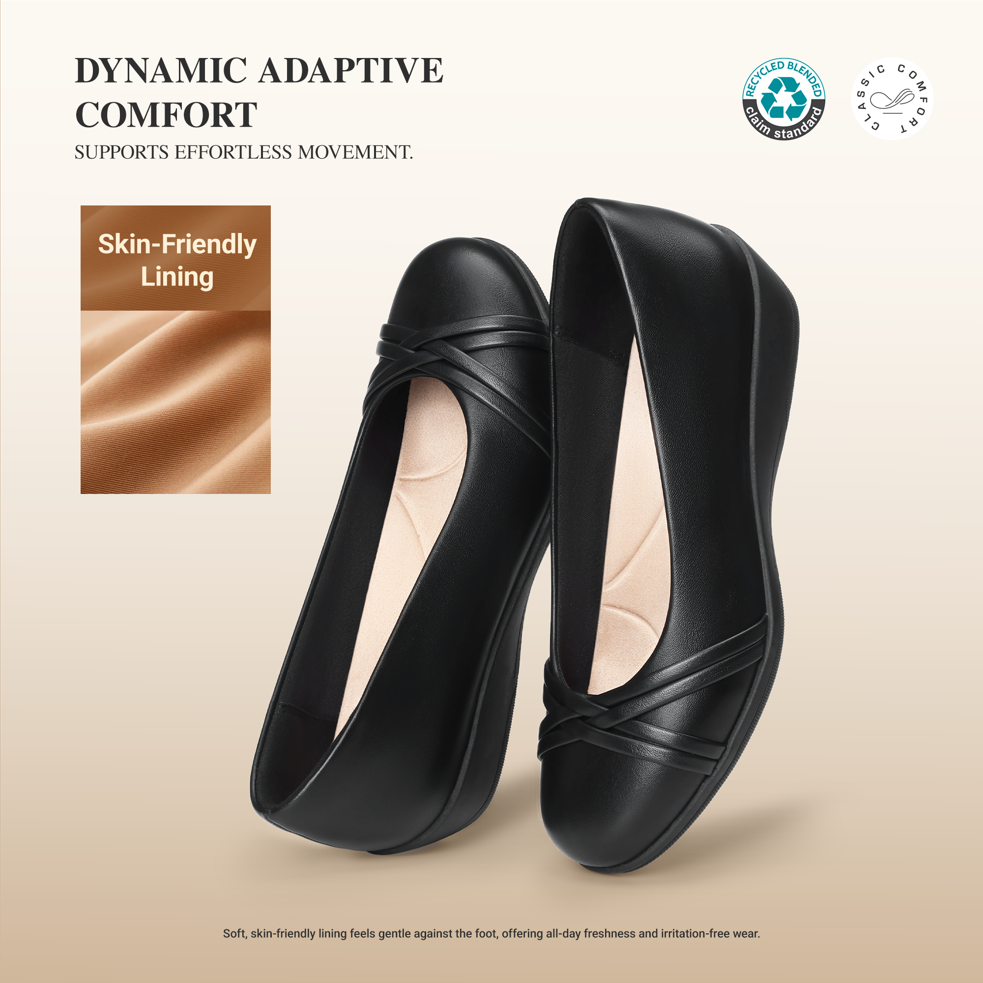 Burudani Women's Ballet Flats with Arch Support photo 2